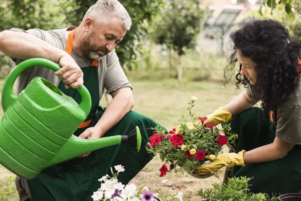 jardinagem como prática de relaxamento e autocuidado